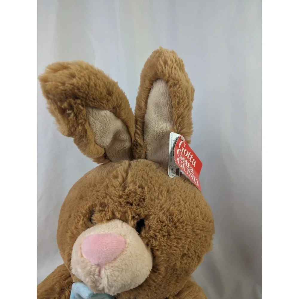 Gund‎ Bops Brown Rabbit Plush Bunny 17 Inch 4044006 Stuffed Animal Toy